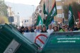 Basque trade union  barricade during general strike in March  Basque trade union  barricade during general strike in March