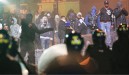 rioters face down police rioters face down police