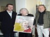 Painter Tom Byrne, Rosemarie Rowley, and Fred Johnston at the United Arts Club, Dublin. Painter Tom Byrne, Rosemarie Rowley, and Fred Johnston at the United Arts Club, Dublin.