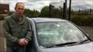 Sean McMonagle's car was attacked on Wednesday night Sean McMonagle's car was attacked on Wednesday night