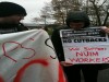 Some NUI Maynooth students on the picket line today. Some NUI Maynooth students on the picket line today.