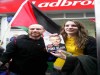 Activist Kate O'Sullivan who today - Saturday 4th September - made a citizen's arrest on former British Prime Minister Tony Blair Activist Kate O'Sullivan who today - Saturday 4th September - made a citizen's arrest on former British Prime Minister Tony Blair